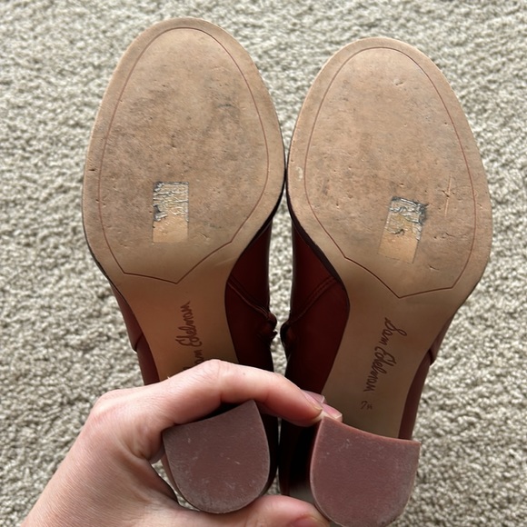 sam edelman "reyes" bootie size 7.5 rust color - Picture 3 of 11